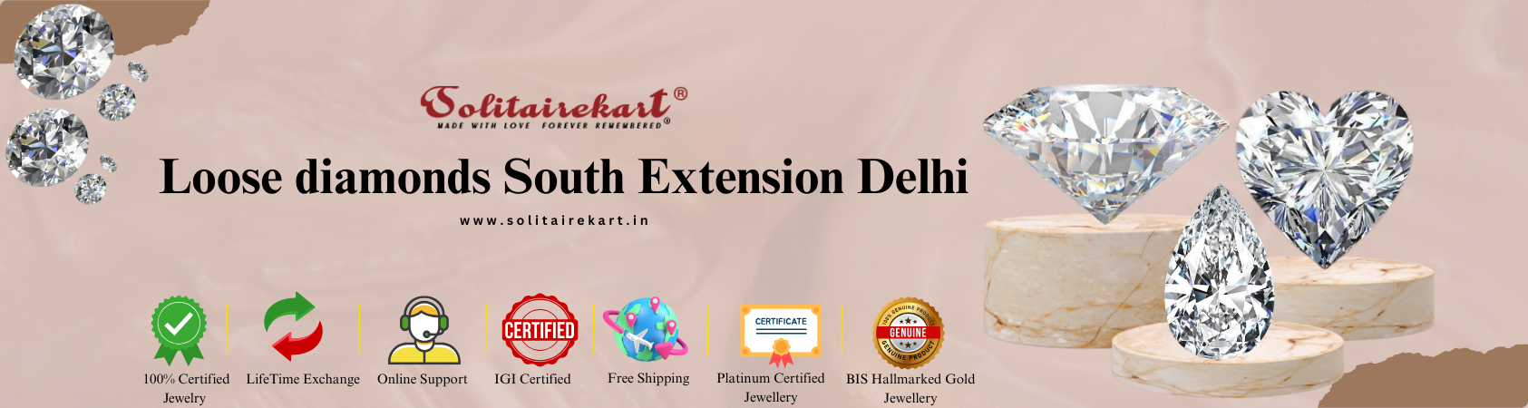 Loose Diamonds in South Extension Delhi: A Shopper's Paradise